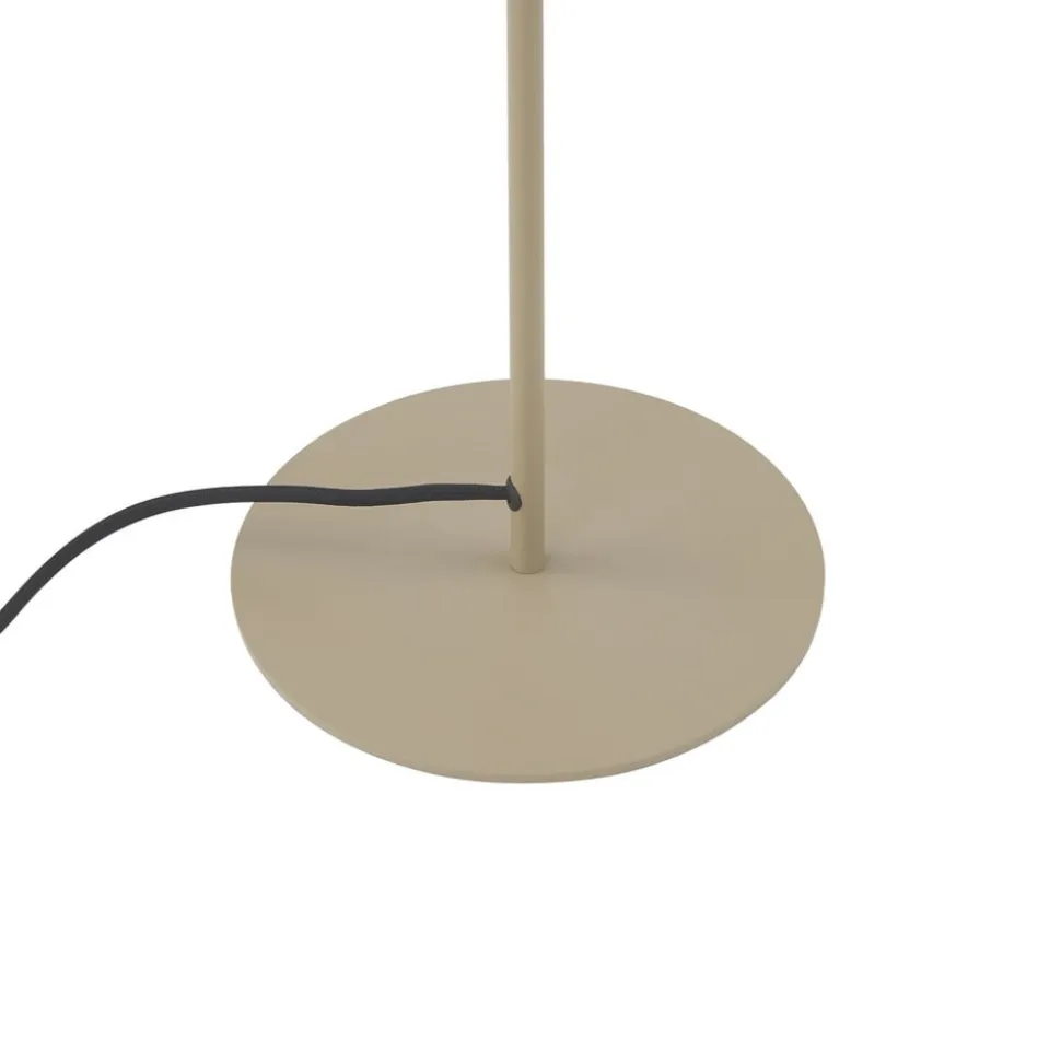 Lindby bordlampe Edion, beige, metal, 45 cm