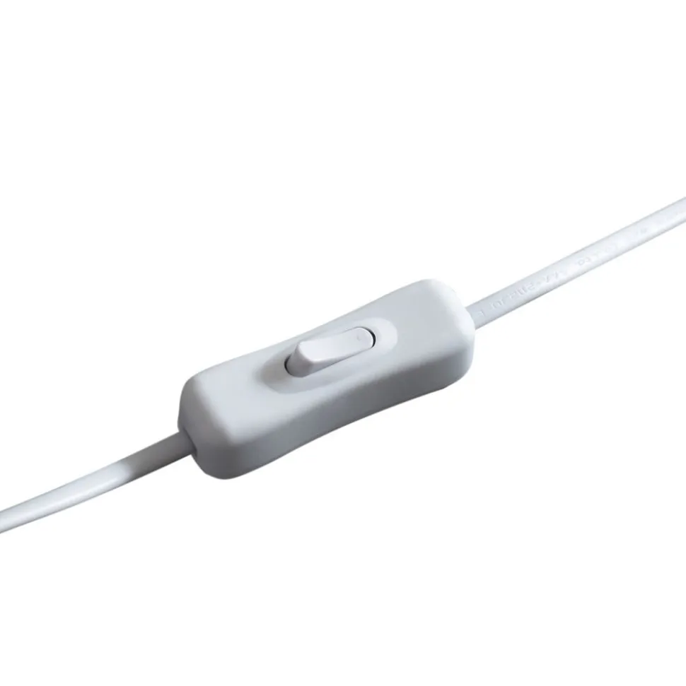Lindby bordlampe Lennes, beige, glas, Ø 20 cm