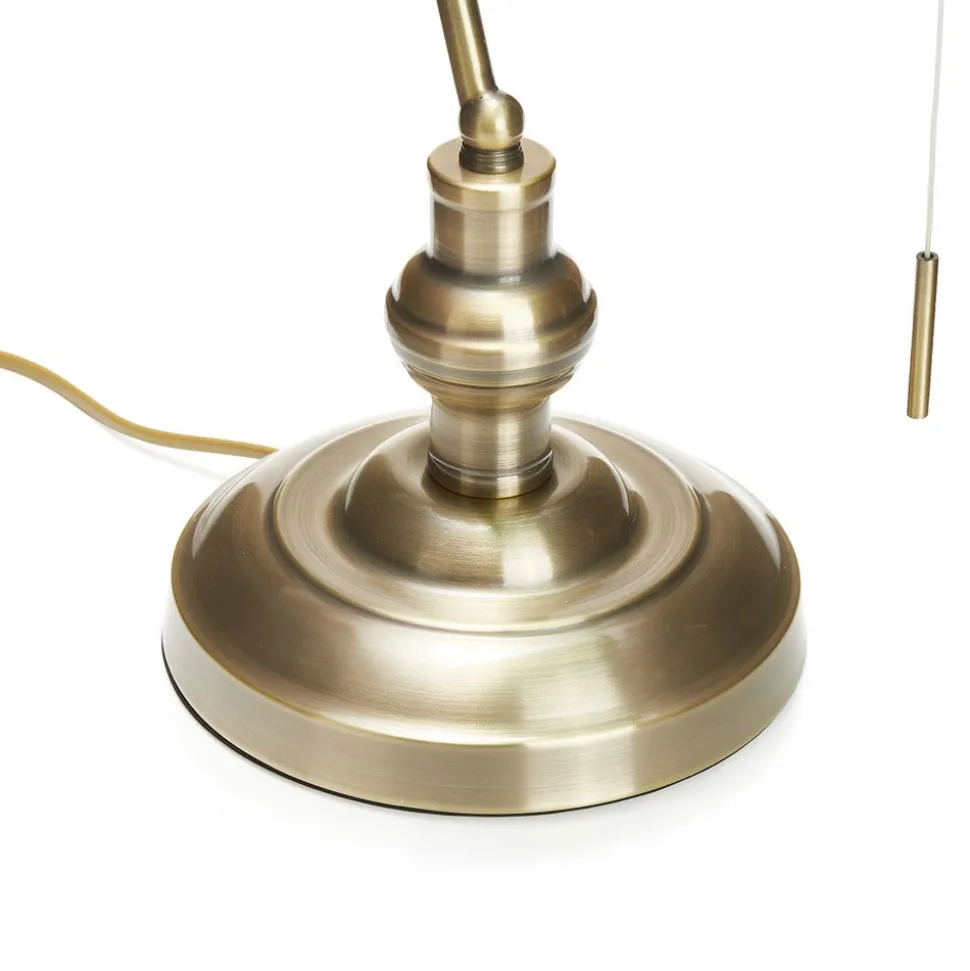 Lindby bordlampe Milenka, bronze, højde 38 cm, metal