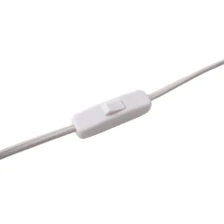 Lindby bordlampe Ovelia, beige, metal, E27