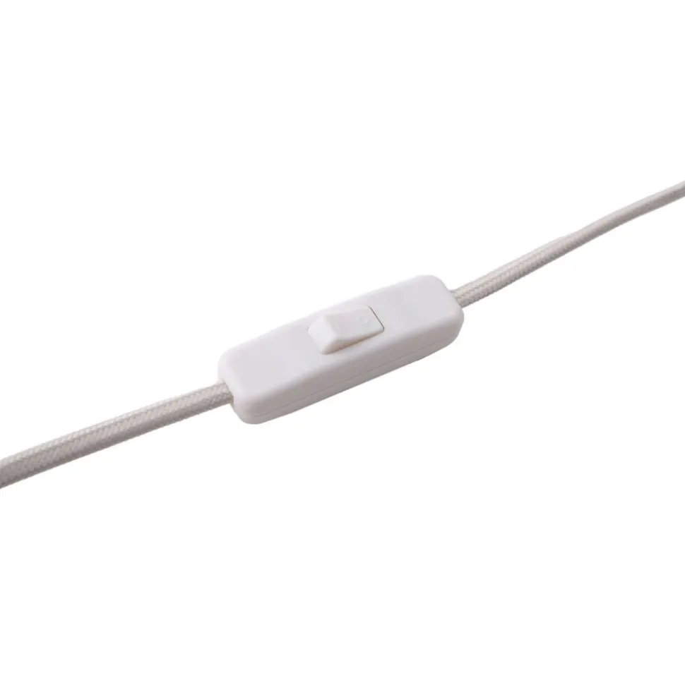 Lindby bordlampe Ovelia, beige, metal, E27