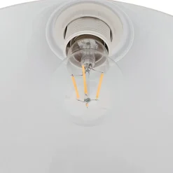 Lindby buelampe Triangolo, beige, højde 195 cm, metal, E27