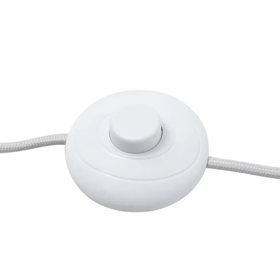 Lindby buelampe Valdorin, beige, papir, 195 cm, IP20
