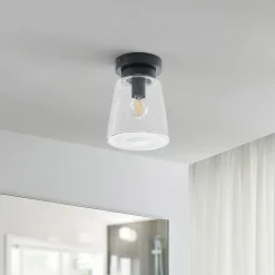Lindby Carmalin loftslampe i glas