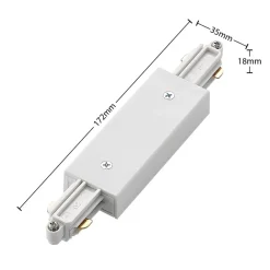 Lindby center feeder Linaro, hvid, 1-faset system