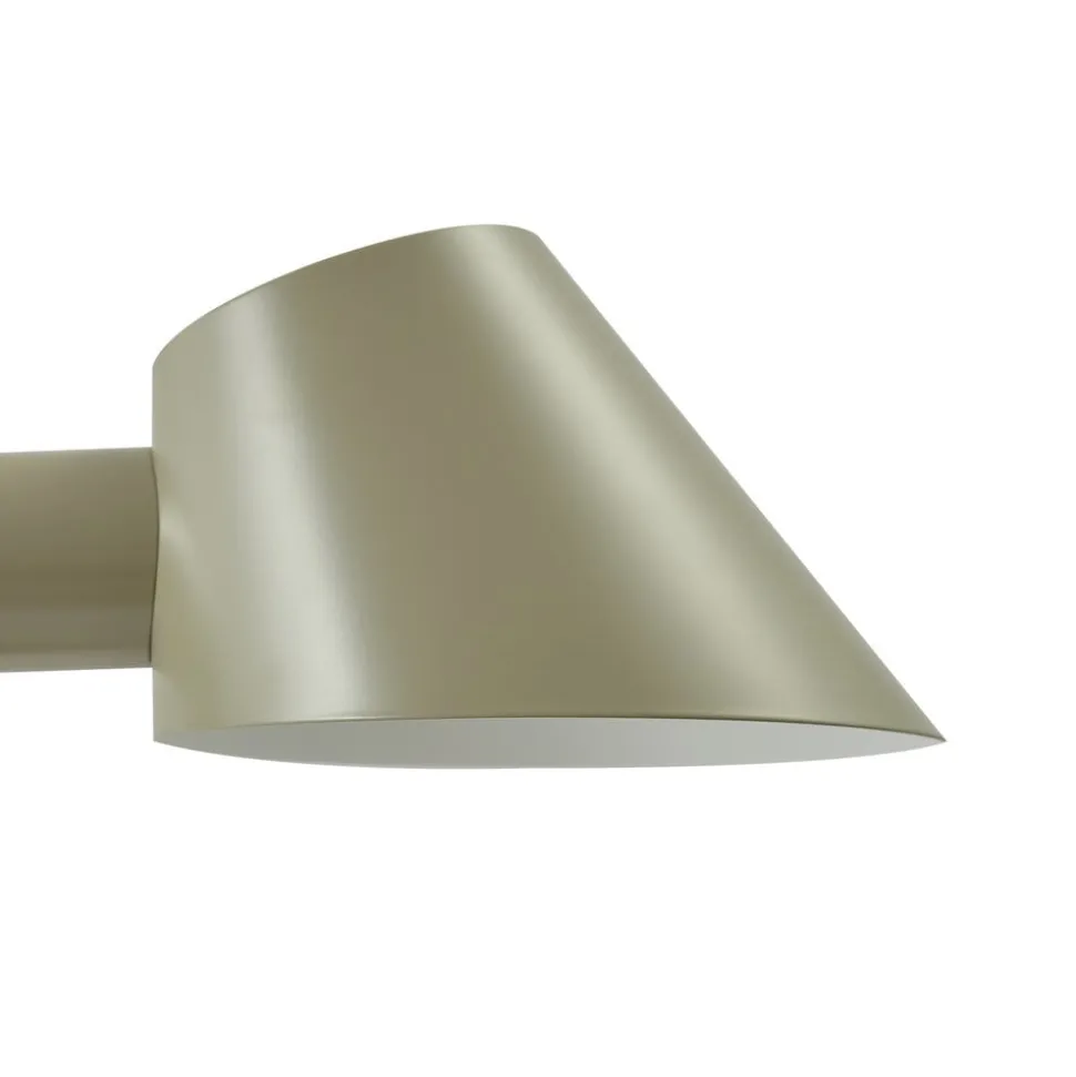 Lindby Corali bordlampe, lysegrøn, metal, højde 64 cm