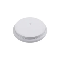 Lindby Doki LED udendørs loftslampe, 26 cm, hvid, plast