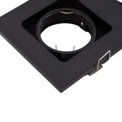 Lindby downlight Thorid, sort, 19 x 10 cm, 2 lyskilder, GU10