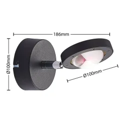 Lindby Edonita LED-væglampe med effektlys