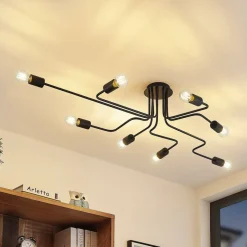 Lindby Elimar loftlampe, 8 lyskilder