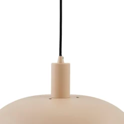 Lindby Elorri hængelampe, beige, Ø 38 cm, metal