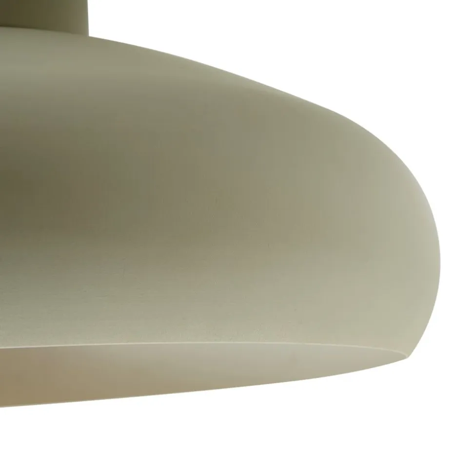 Lindby Elover loftlampe, lysegrøn, Ø 45 cm, jern