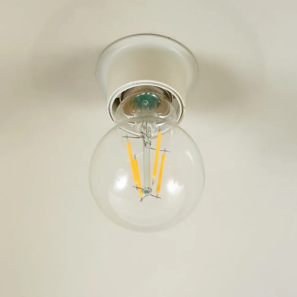 Lindby Elover loftlampe, lysegrøn, Ø 45 cm, jern