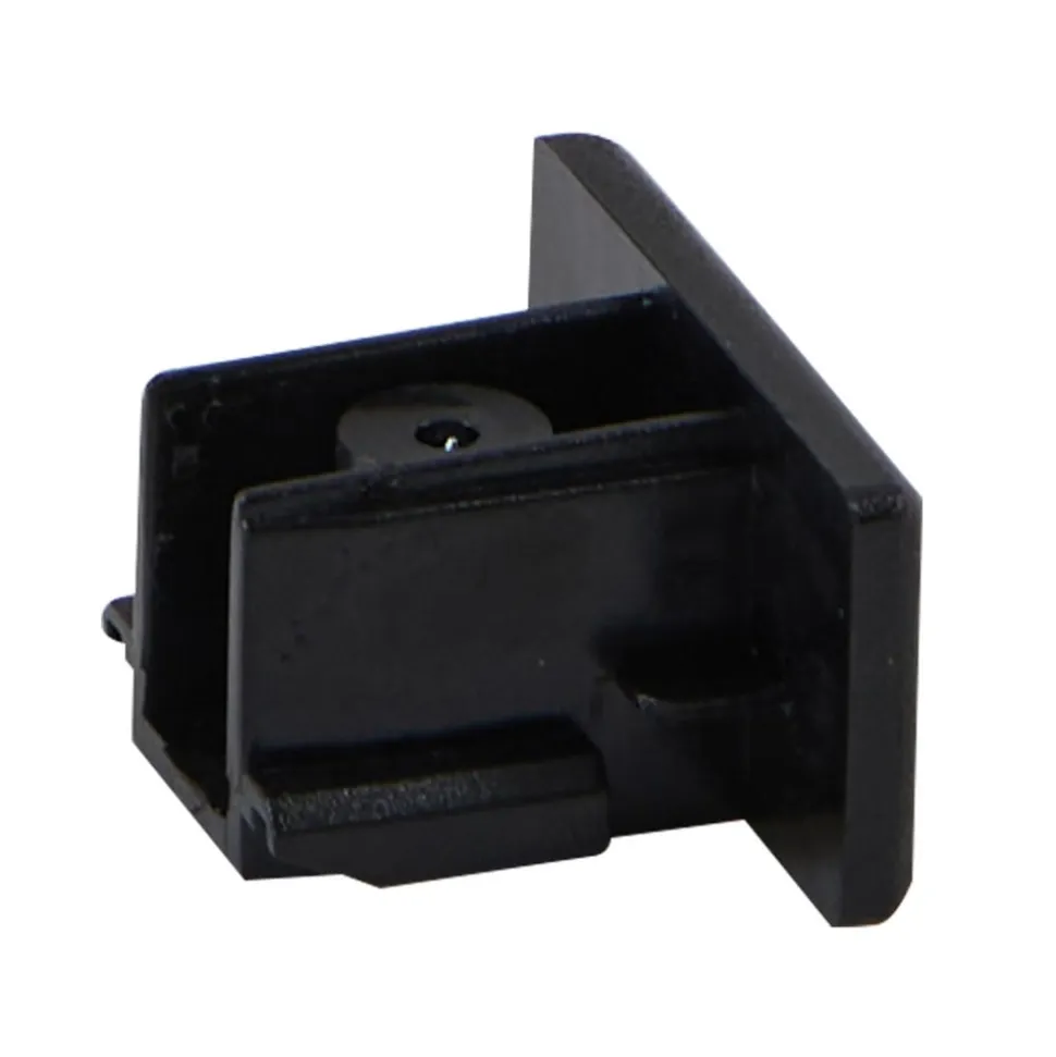 Lindby endestop Linaro, sort, skrue, 1-faset system