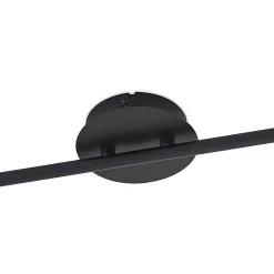Lindby Eridia loftspot, sort, 6 lyskilder, langt
