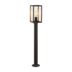 Lindby Filimon vejlampe, 80 cm, antracit, IP44, E27