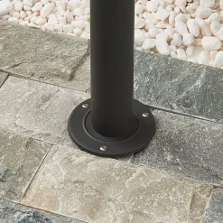 Lindby Filimon vejlampe, 80 cm, antracit, IP44, E27