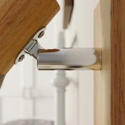 Lindby Filiz spotlight, 12 cm høj, træ, beton, E14