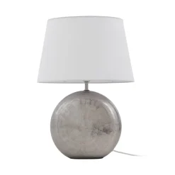 Lindby Florentino bordlampe, 49 cm, keramik, tekstil