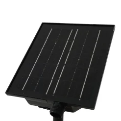 Lindby Freydis LED-solcellelampe, sort, aluminium, 2.000 K