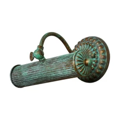 Lindby gallerilampe Beno, 25 cm, metal, E14 grøn spænding
