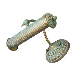 Lindby gallerilampe Beno, 25 cm, metal, E14 grøn spænding
