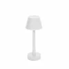 Lindby genopladelig LED-lampe Gaja, hvid, USB, IP44, RGBW, dæmpbar