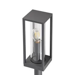 Lindby Giavanna vejlampe, 80 cm, antracit, IP44, E27