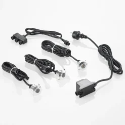 Lindby Gracelle LED nedgravningsspot, 3 stk, rundt
