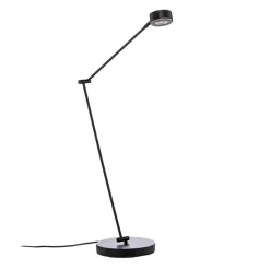 Lindby gulvlampe Jyla, sort, 4000K, GX53, jern