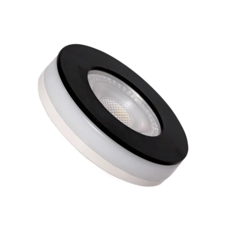 Lindby gulvlampe Jyla, sort, 4000K, GX53, jern