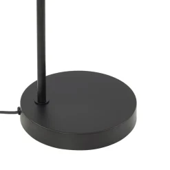 Lindby gulvlampe Kaida, sort, metal