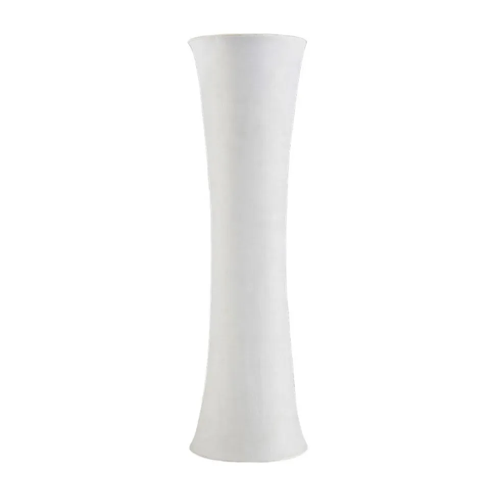 Lindby gulvlampe Liana, højde 123 cm, hvid, tekstil