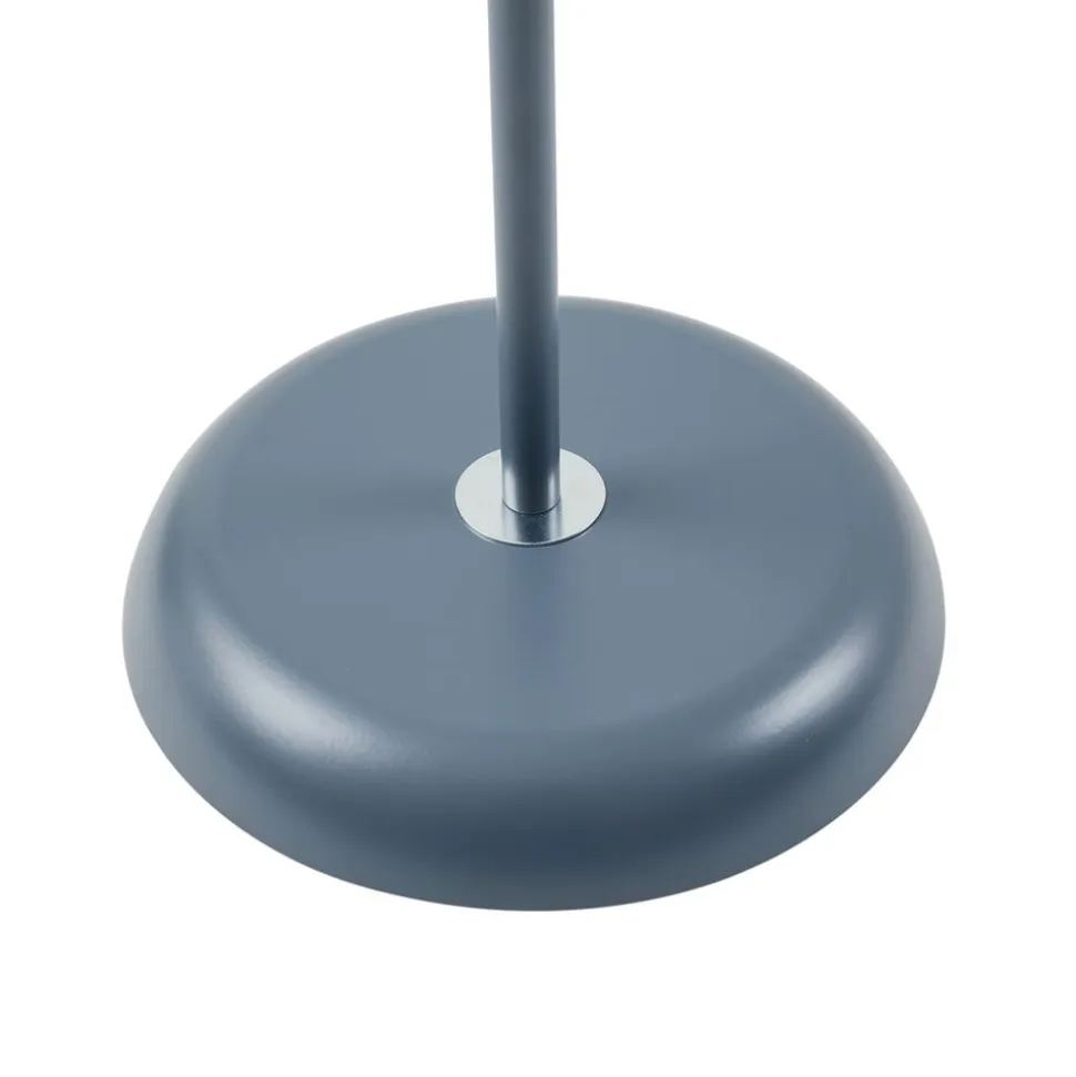 Lindby Gulvlampe Tebbi, grå, metal, højde 150 cm