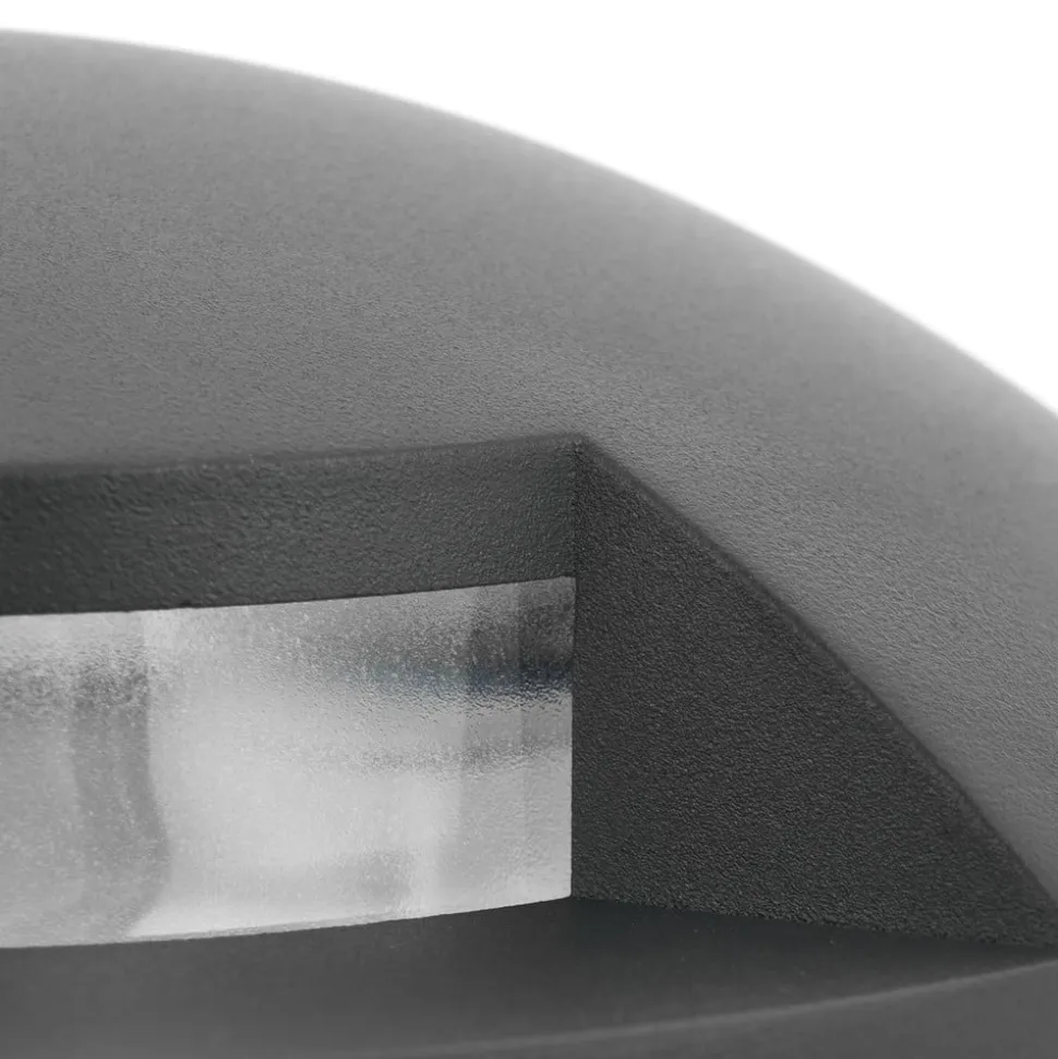 Lindby gulv-spotlight med LED Cormac, 2 lyskilder, Ø 21 cm, IP67