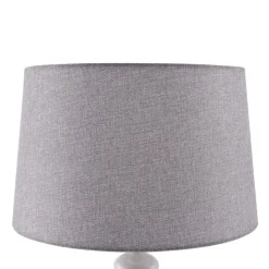 Lindby Haldorin gulvlampe, grå/sort, tekstil, 157 cm