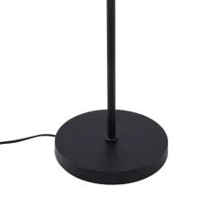 Lindby Haldorin gulvlampe, grå/sort, tekstil, 157 cm