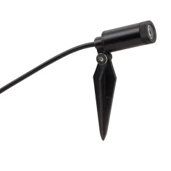 Lindby Heath LED-lampe med jordspyd, 4 stk, sort