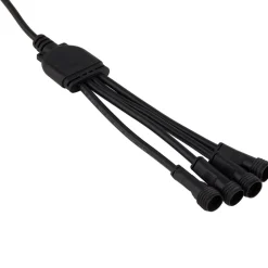 Lindby Heath LED-lampe med jordspyd, 4 stk, sort