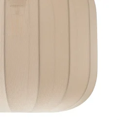 Lindby Helin loftlampe, beige, stof, Ø 35 cm