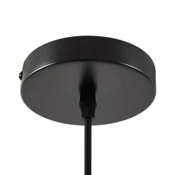 Lindby hængelampe Eleane, bambus, natur, længde 50 cm, E27