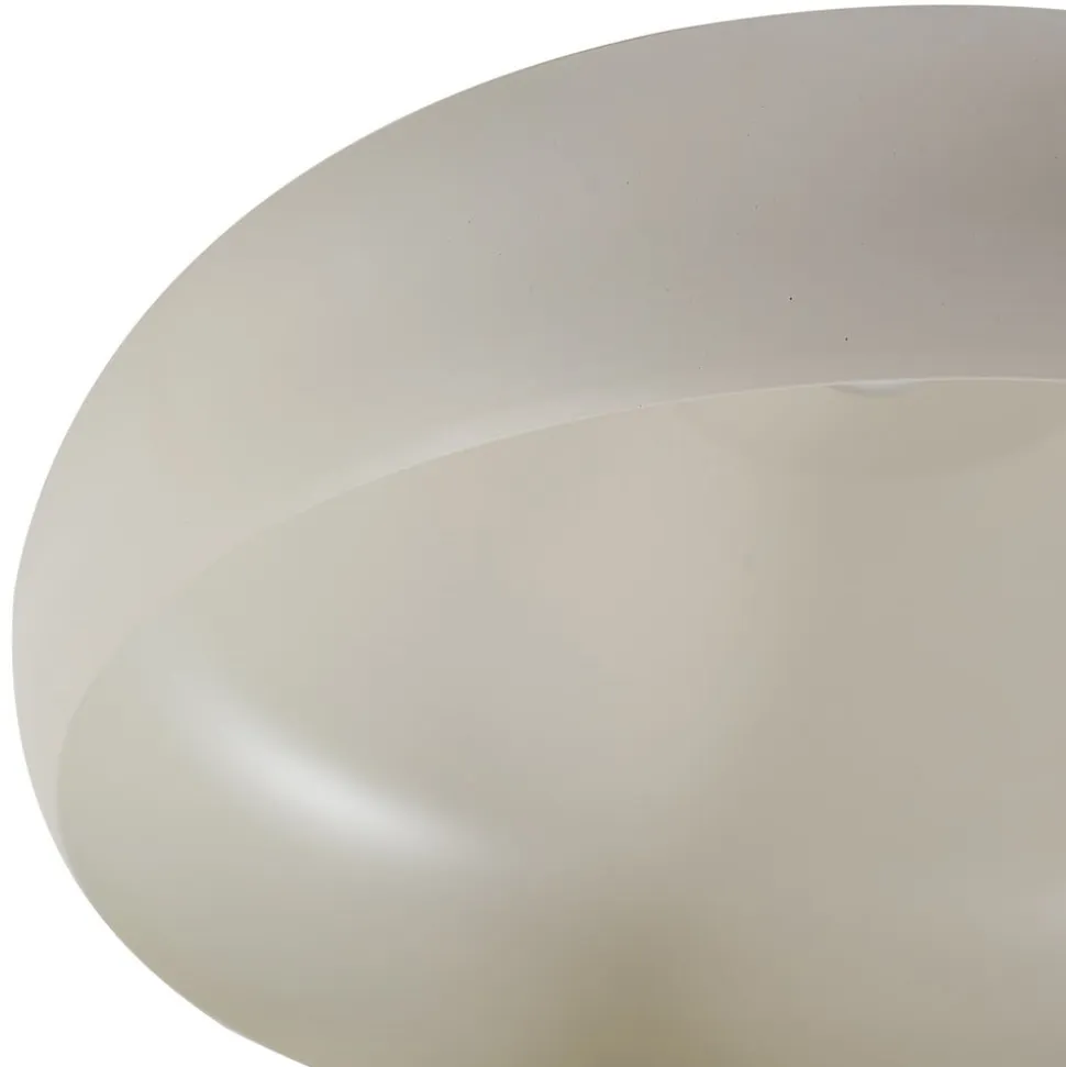Lindby hængelampe Elover, beige, Ø 45 cm, jern