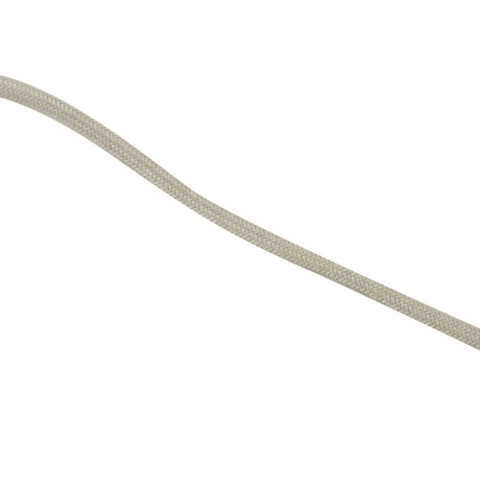 Lindby hængelampe Elover, beige, Ø 45 cm, jern