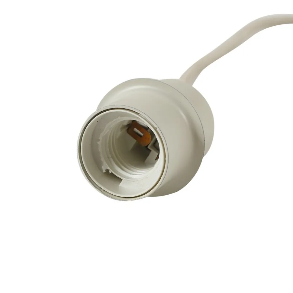 Lindby hængelampe Elover, beige, Ø 45 cm, jern