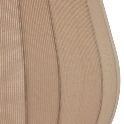 Lindby hængelampe Helin, beige, Ø 30 cm, stof