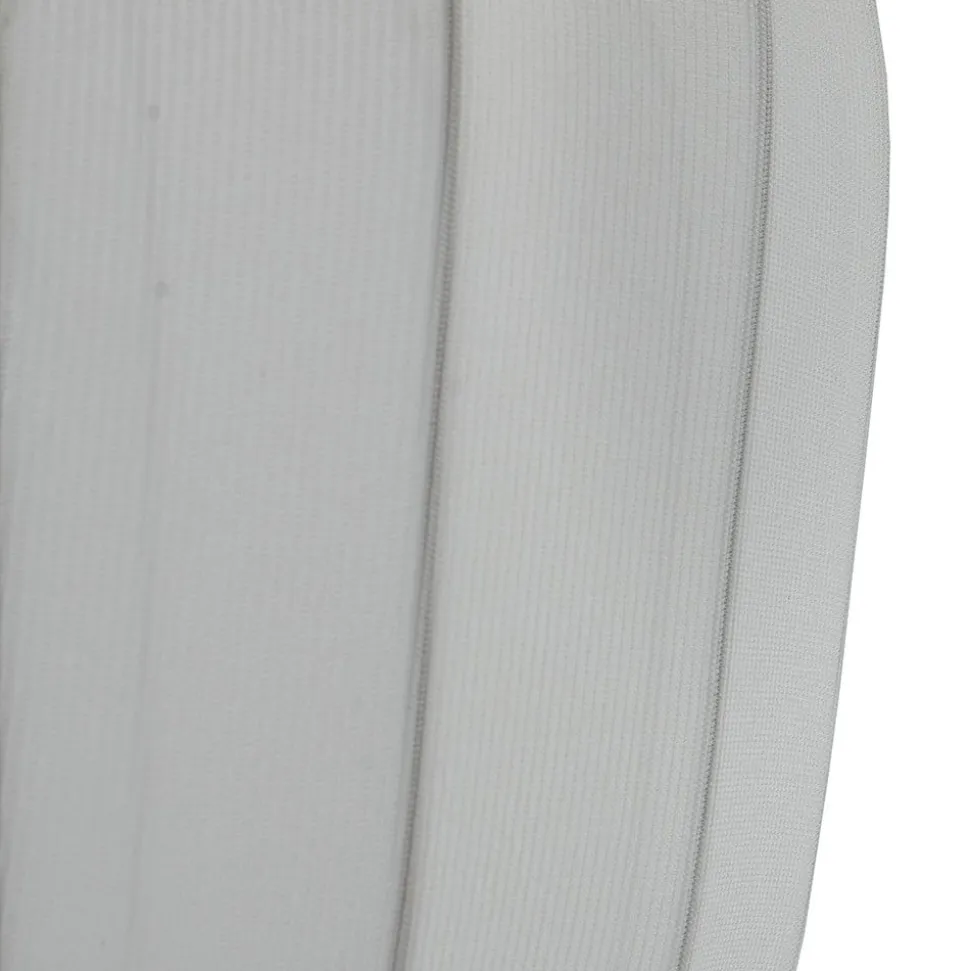 Lindby hængelampe Helin, hvid, Ø 35 cm, stof