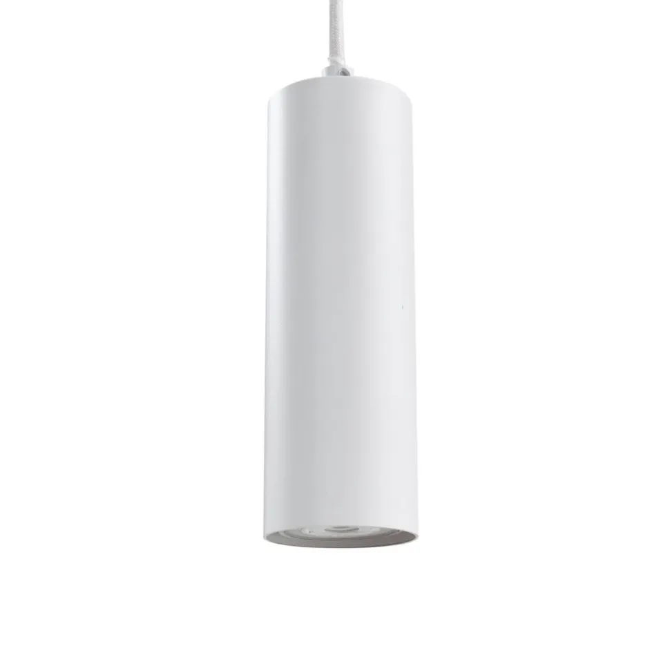 Lindby hængelampe Joffrey, 76 cm, hvid, 4 lyskilder, GU10