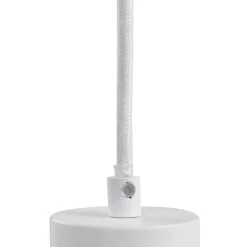 Lindby hængelampe Joffrey, 76 cm, hvid, 4 lyskilder, GU10