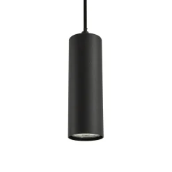 Lindby hængelampe Joffrey, 76 cm, sort, 4 lyskilder, GU10
