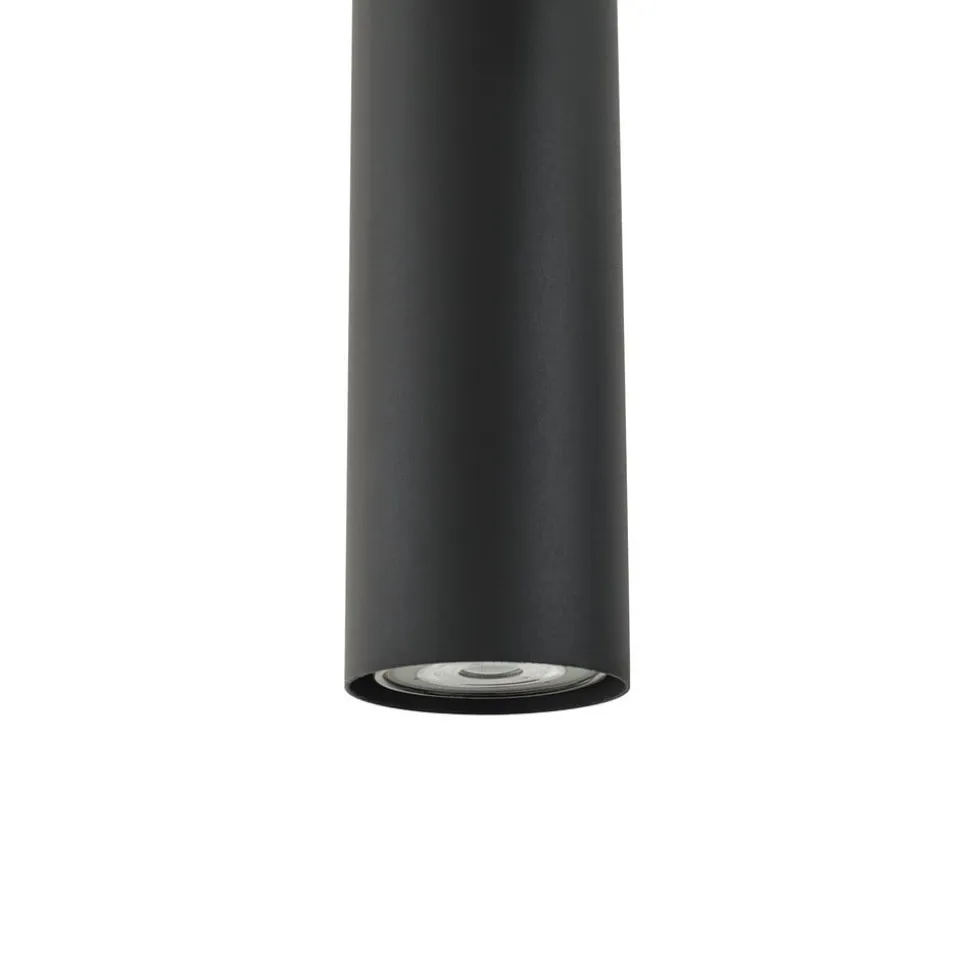 Lindby hængelampe Joffrey, Ø 24 cm, sort, 3 lyskilder, GU10